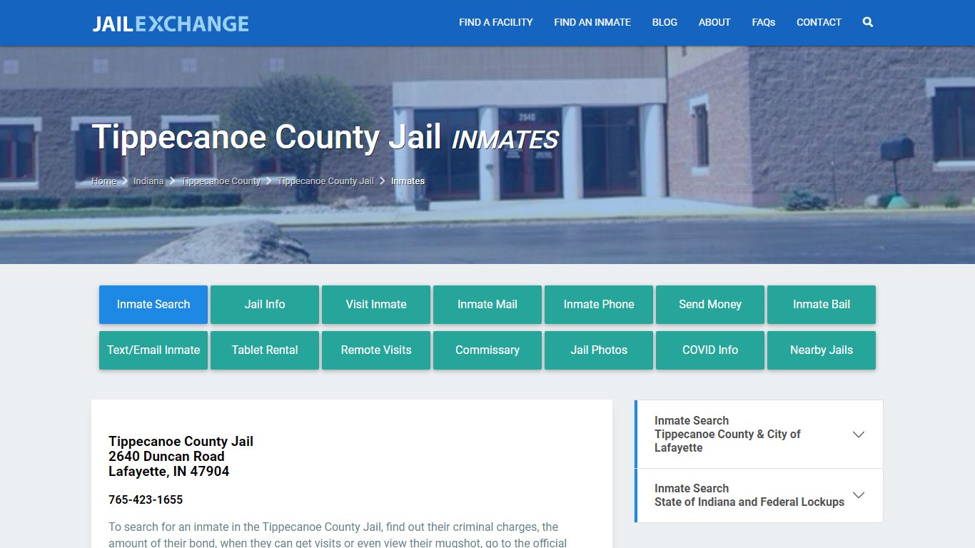 Tippecanoe County Jail Inmates | Arrests | Mugshots | IN